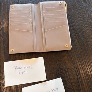 Dagne Dover Bleecker Blush Slim Wallet